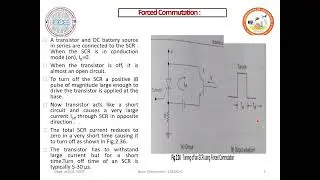 Basic Electronics - Forced Commutation