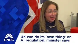 UK can do its 'own thing' on AI regulation, minister says