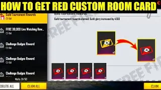 How to get Red custom room card | get unlimited red custom room card