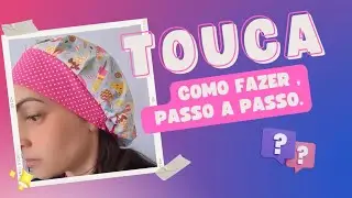 Touca de cozinha ou enfermagem  / passo a passo,  super FÁCIL
