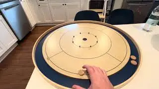 2025 Crok Shop Crokinole Board Game Play
