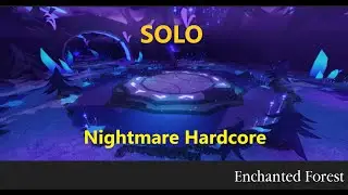 Dungeon Quest Enchanted Forest Nightmare Hardcore SOLO