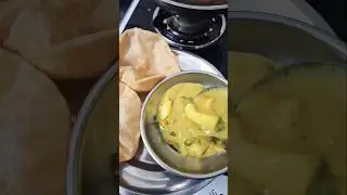Easy and Quick Breakfast #trending #food #comedy #funny #ytshorts #breakfast #puri