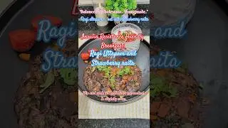 Easy veg Breakfast Uttapam and Raita #youtubeshorts #indianfood #trendingshorts #recipe #viralshort