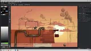Live stream Chimera Studio. Concept art dev - log 006 #art #pixelart #retrogaming #videogames