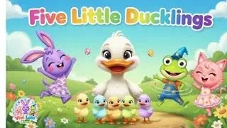 Five Little Ducklings|Kids Song| Nursery Rhymes|Learning|Education @Vivilalaland