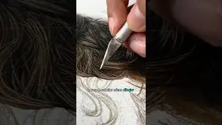 Solo as&iacute; podr&aacute;s dibujar cabello hiperrealista f&aacute;cilmente ✍🏼😎