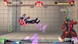 Shimolen (Cammy) vs Fujino (Akuma) - AE2012 Ranked Match *720p HD*