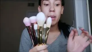 My Makeup Brush Set- Review/DEMO | Kay Beauty