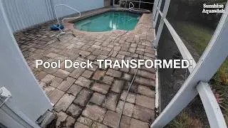 Paver Pool Deck & Pool Cage Transformation | University Park Sarasota FL