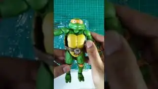 Unboxing SHF Teenage Mutant Ninja Turtles Michelangelo Bootleg!! #teenagemutantninjaturtles #shorts