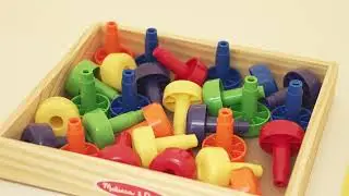 Learn COLORS with Peg Play! Match, Sort & Say the Words