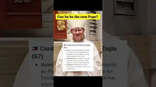 Can he get elected as the New Pope #catholicchurch #pope #newpope