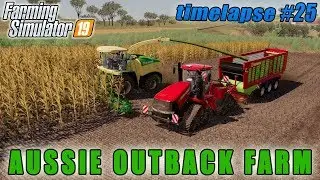Buying new tractor and second silo bunker | FS 19 | Aussie Outback Australia Farm | Timelapse #25