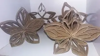 #10diasdeD.I.Y: 4 Tipos Diferentes de Flor usando Rolo de Papel Higiênico+ Desafio #9