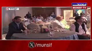 Omar Abdullah: United Effort Needed to Revive Kashmir Tourism After Pahalgam Attack| MUNSIF TV