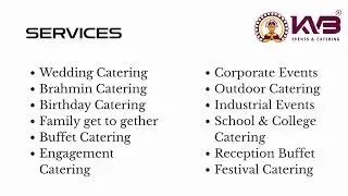 Top-Notch Wedding Catering Services in Chennai - KVB Events and Catering