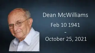 Dean McWilliams Memorial