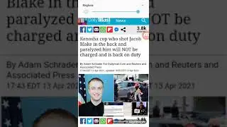Kenosha cop who shot Jacob Blake in the back and paralyzed him will NOT be charged