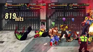 Streets of Rage 4 Arcade Mania Remote 4 Players co-op (P1-me P2-Vio Lau P3-BoinBoin P4-CTM) 20201230