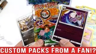 Opening 4 CUSTOM & RANDOM Pokemon Card Packs!