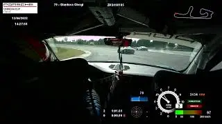 Davide Amaduzzi. Testing day at Cremona Circuit with Porsche GT3 Cup by Ebimotors.