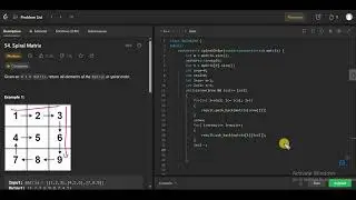 Spiral Matrix Leetcode Problem with Solution | Ultimate Study  |