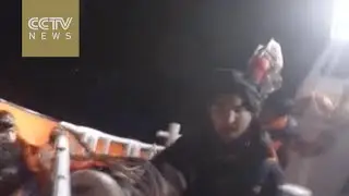 Syrian asylum-seekers saved by Italian Coastguard