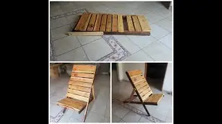 SILLON DE POSICIONES HECHO CON TARIMAS