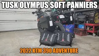 KTM 390 Adventure Part 11 (Tusk olympus soft pannier bags 40L)