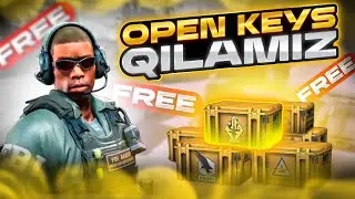 OPEN KEYS QILAMIZ / 10 TA LIKEDAN 1 TA SKIN / FACEIT /🔴STREAM UZB🔴/(LIVE) #csgo #cs2 #livestream