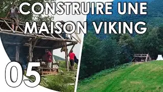 Construction d'une maison Viking - chantier et travaux manuels dans les Pyr&eacute;n&eacute;es