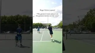 The best tennis players are the best movers #tennis #shorts