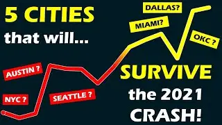 2021 Housing Bubble: 5 CITIES that will SURVIVE the CRASH!