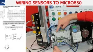 Wire M12 Sensors to an Allen Bradley Micro850 PLC Sinking or Sourcing