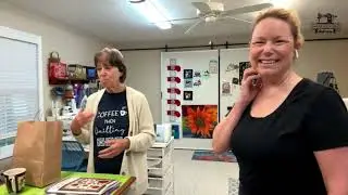 Hanging at Quilting with Harriet! Indiana Retreat Recap. The Stitchuation Room, 4/30/25