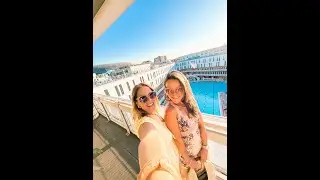 Piscine Molitor from rooftop restaurant
