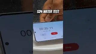 Samsung Galaxy S24 Water Test || Galaxy S24 Review || Samsung Galaxy S24 #s24 #samsunggalaxys24