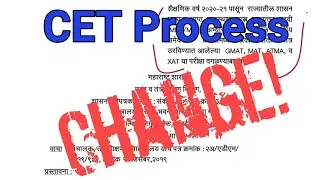 CET 2020 changes Admission Process - No ATMA MAT GMAT XAT 😰😰