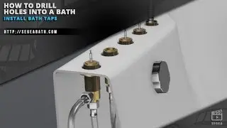 How to install the bathtub armature?