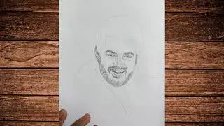 How to draw Thala Ajith #viral