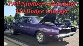 1969 DODGE CHARGER Numbers Matching Plum Crazy 440