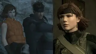 Metal Gear Solid All Meryl Scenes (MGS1 to MGS4) Johnny / Snake Relationships