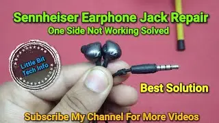 Sennheiser Earphone Repair | Broken Jack Fix | At Home