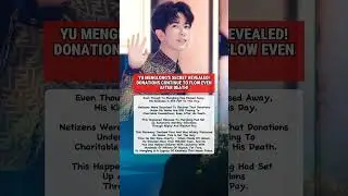 Netizens Shocked! Yu Menglong Turns Out to Secretly Do This... #yumenglong #alanyu #cdrama #viral