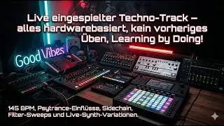 Live Analog Techno  &ndash; 140 BPM | TR-8 & TR-6S Drums, Behringer Wasp Deluxe & Crave Synth