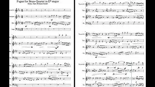 Fugue for Brass Quartet in Db major
