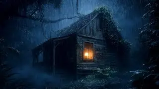 ASMR Heavy Forest Rain (No Thunder) 🌧️ | 1 Hour Deep Sleep & Relaxation