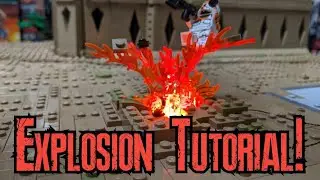 LEGO Explosion Tutorial | How To Build And Light Up Explosions