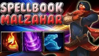 HOW TO PLAY MALZAHAR WITH UNSEALED SPELLBOOK SEASON 11 | Malzahar Guide S11 - League Of Legends